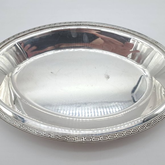 Lebanese Silverplate Serving Tray by SIOM Orfevres - Picture 7 of 11